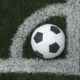 soccer ball on soccer field